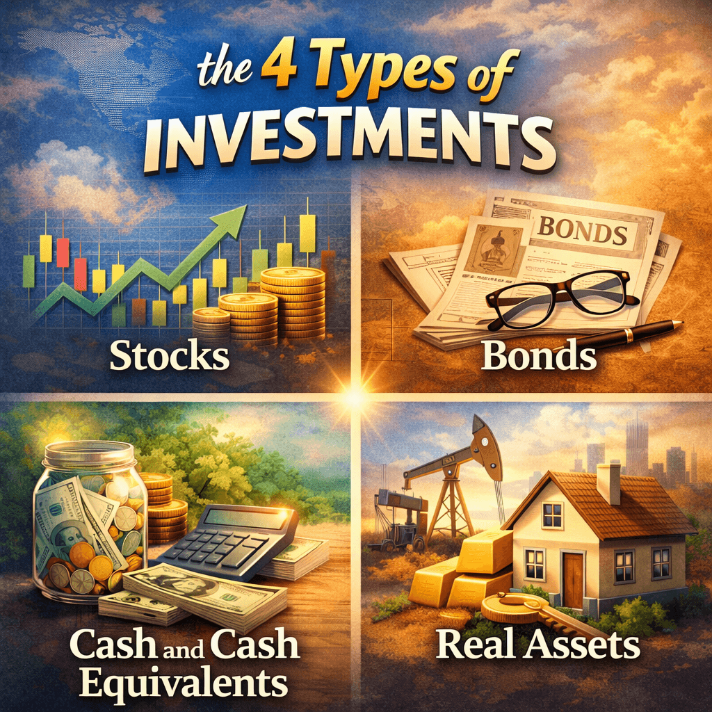 the 4 Types of Investments